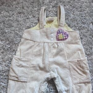 Vintage Newborn Corduroy Overalls